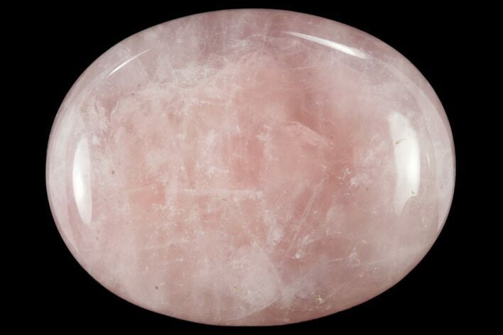 1.7" Polished Rose Quartz Pocket Stone  - Photo 1